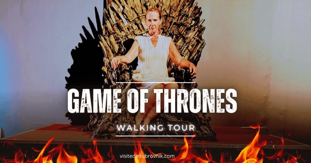 Discover exactly where in Croatia Game of Thrones was filmed. From the streets of King's Landing in Dubrovnik to the dragon cellars of Split. Join our walking tours! #visitedubrovnik #dubrovnik